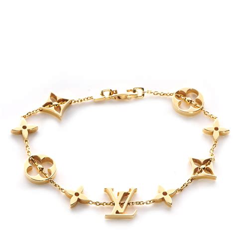 louis vuitton Lv monogram bracelet